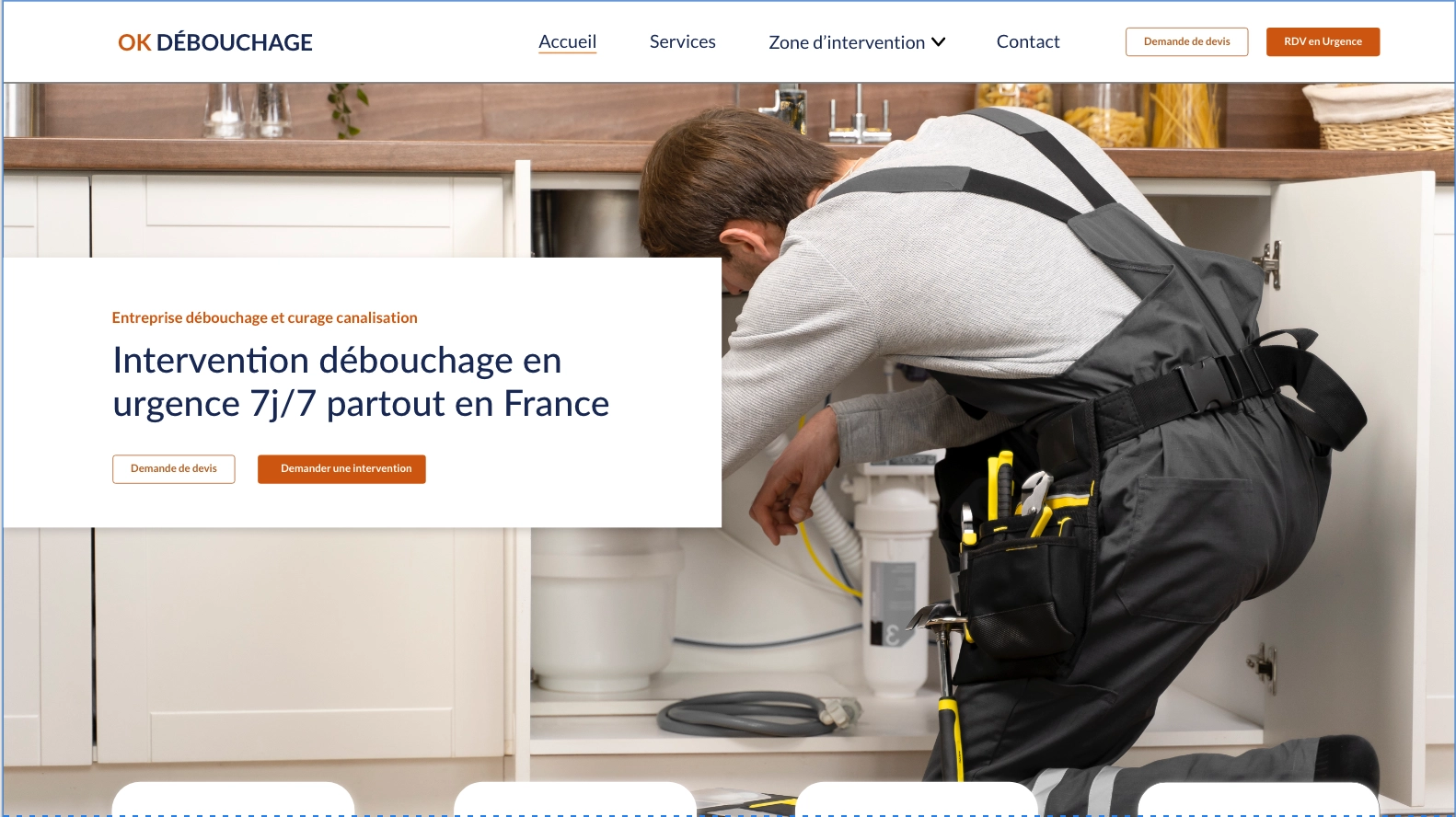 OK Débouchage — Plateforme de services